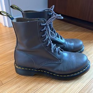 Dr. Martens Gray Boots rare color